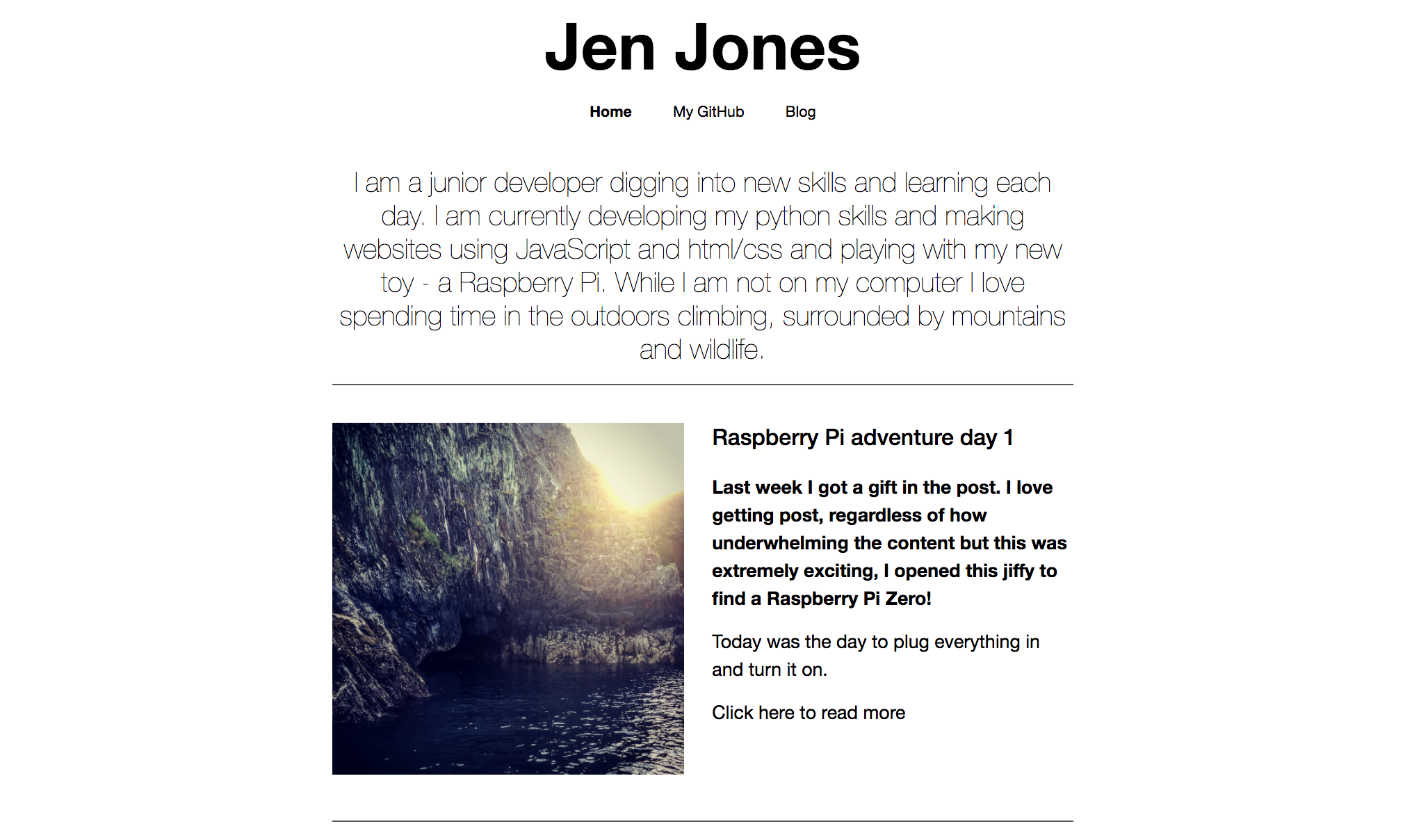 Image of Jen Jones' site