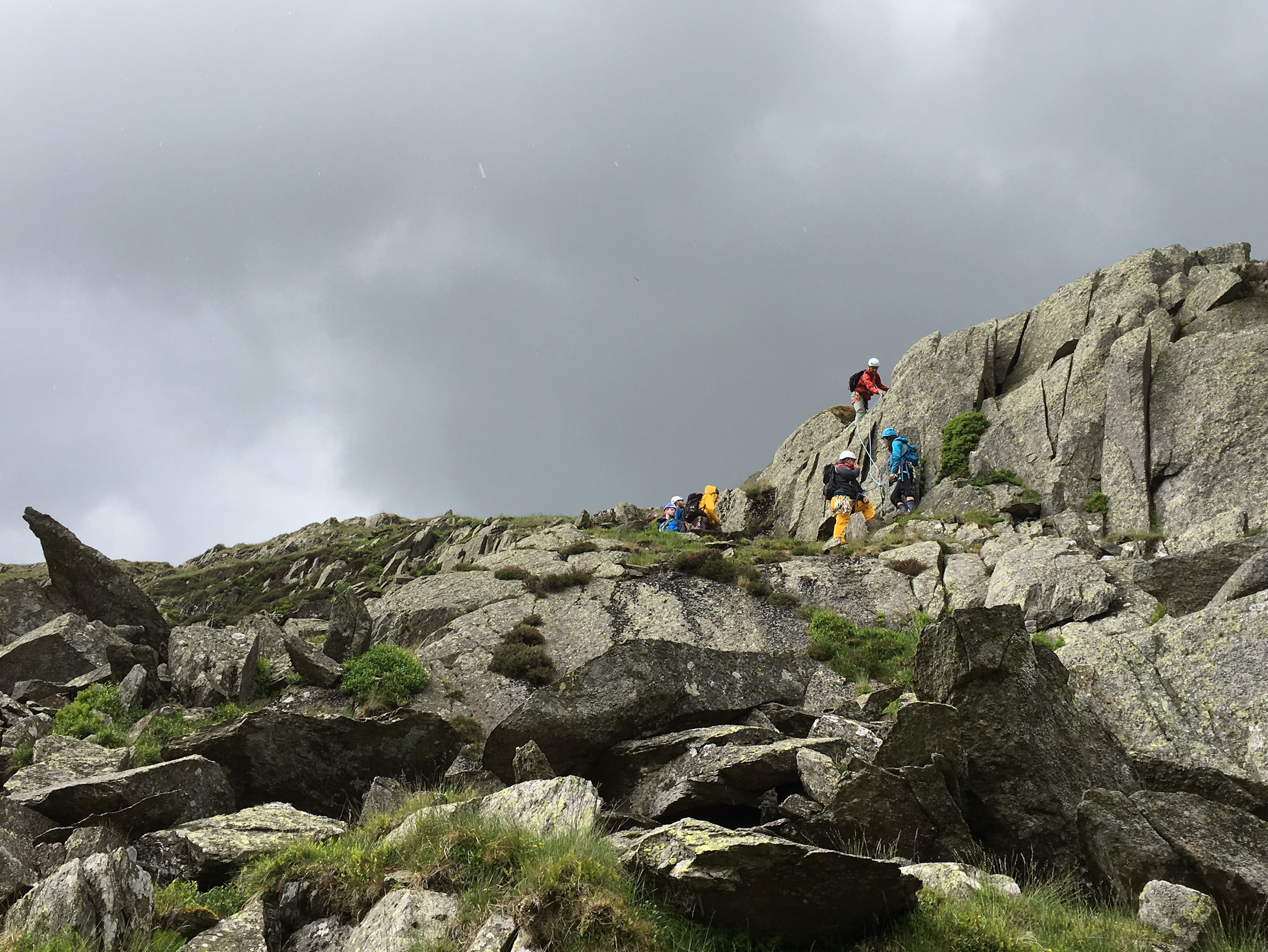 Climbing with Nick Kekus on Sunday.